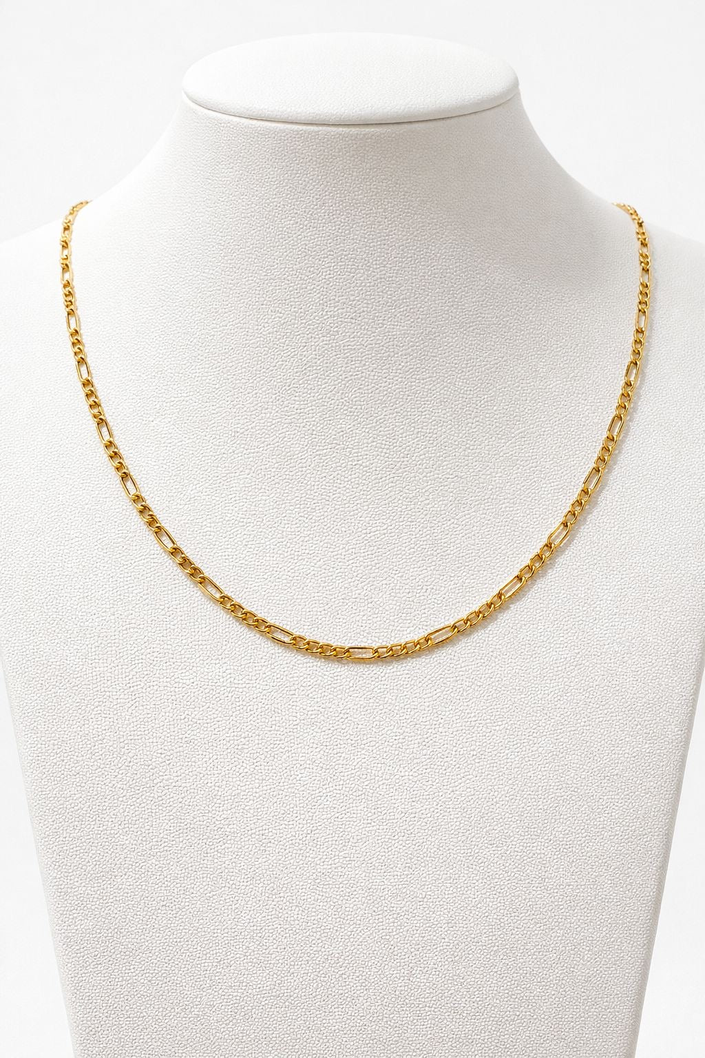 18K Gold Figaro Chain, 45cm, 1.50g