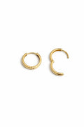 18k gold small studs for baby or kids, 8mm, 0.98g