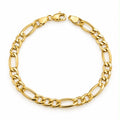 Bracelet Figaro en or 18 carats, 19 cm, 3,72 g