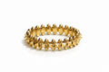 18k gold ring, clash style, size 8, 3.79g