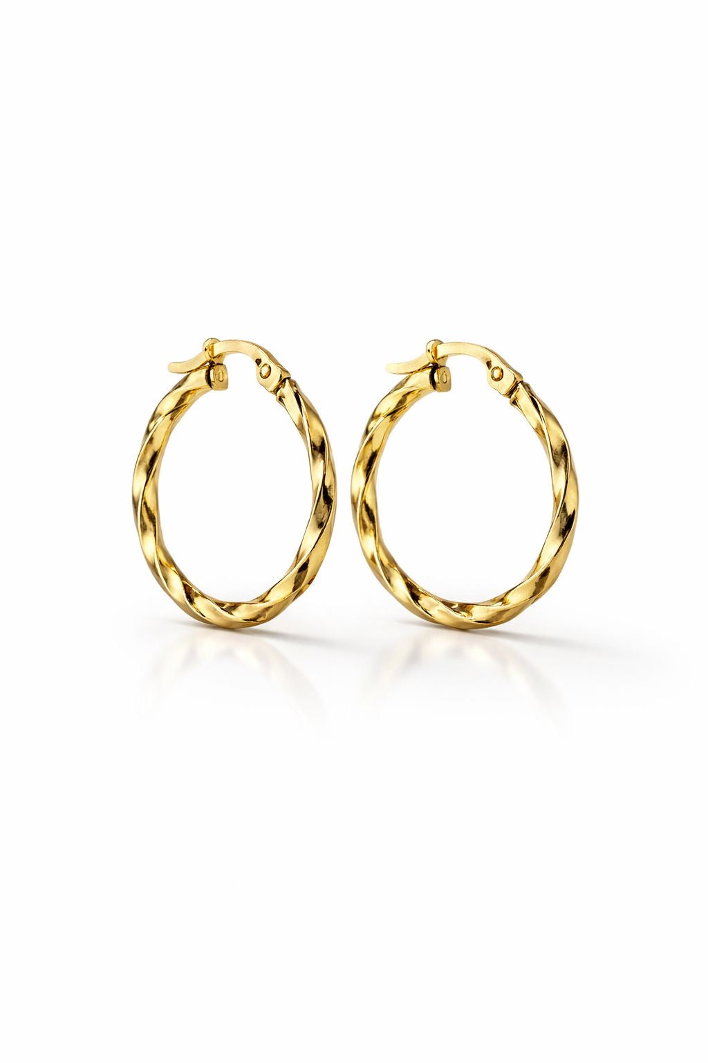 18k gold small hoops (11mm), 0.71g