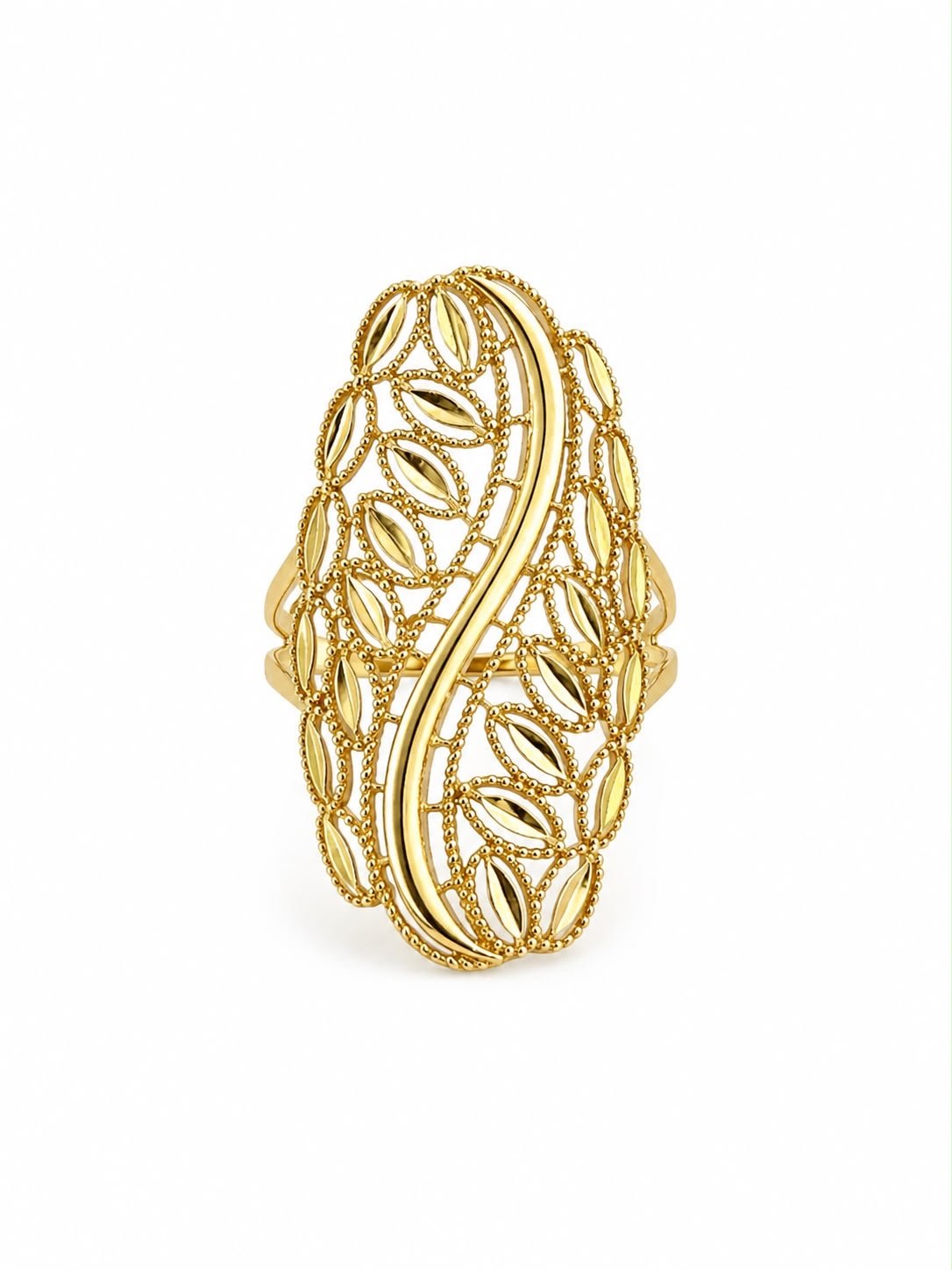 Bague d’or 18k, taille 8, 3.30g image 0