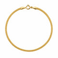 18k gold carpet bracelet, 1.75g, 19cm