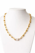 Collier d’or 18k, style hardware, 40cm, 9.74g image 0