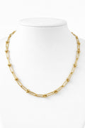Chaîne d’or 18k, style hardware ras de cou (40cm) 8.62g image 0