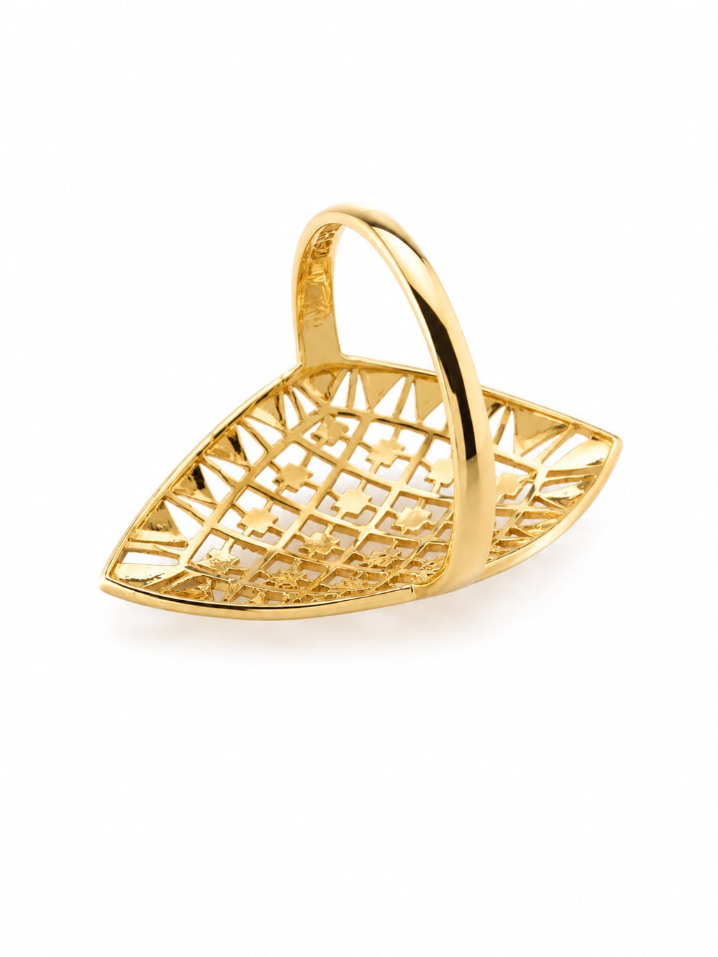 18k gold ring, size 8.5, 2.70g