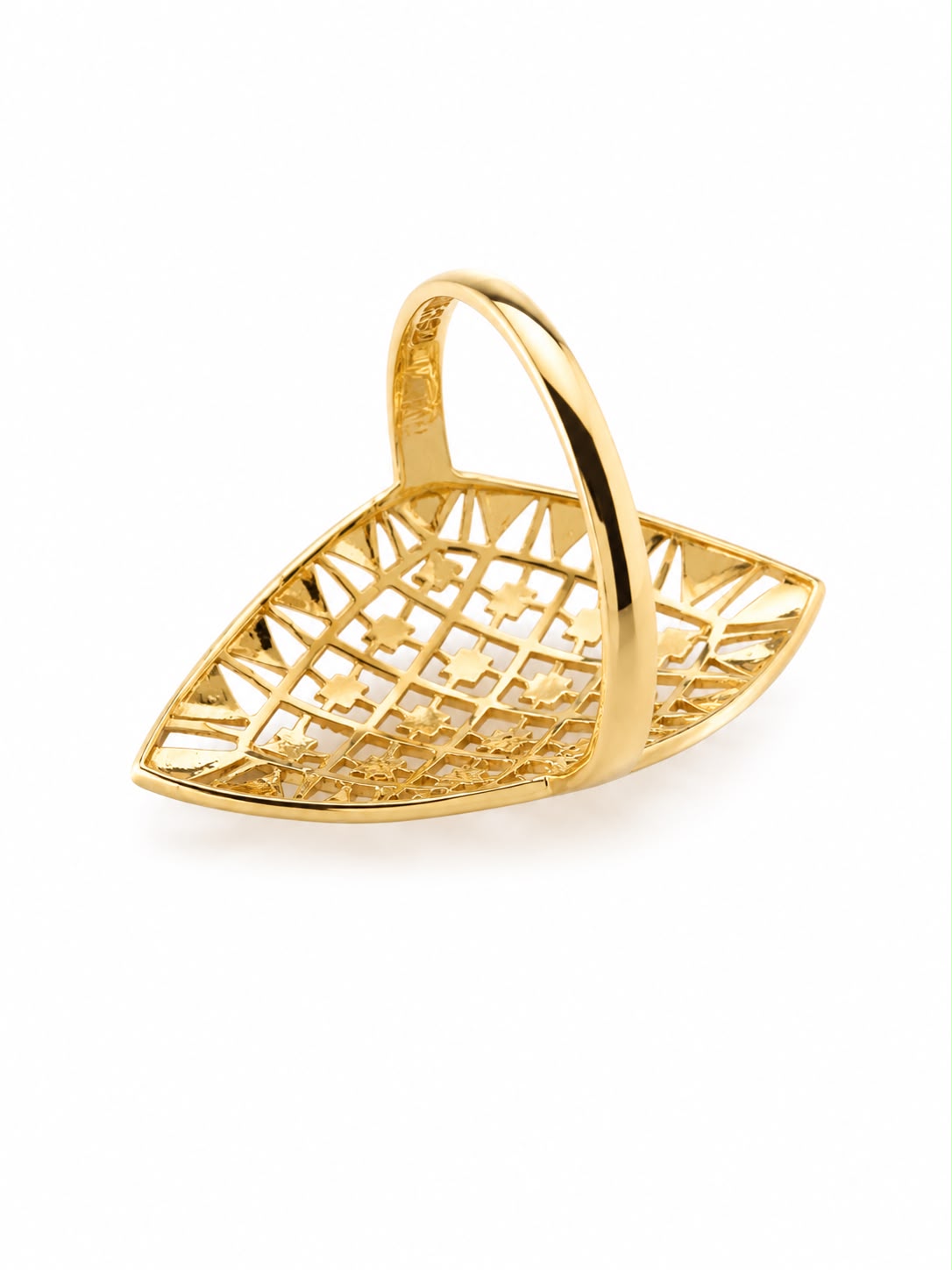 18k gold ring, size 8.5, 2.70g