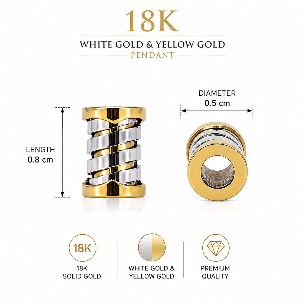 18k gold necklace (pendant is attached), 45cm, 2.32g