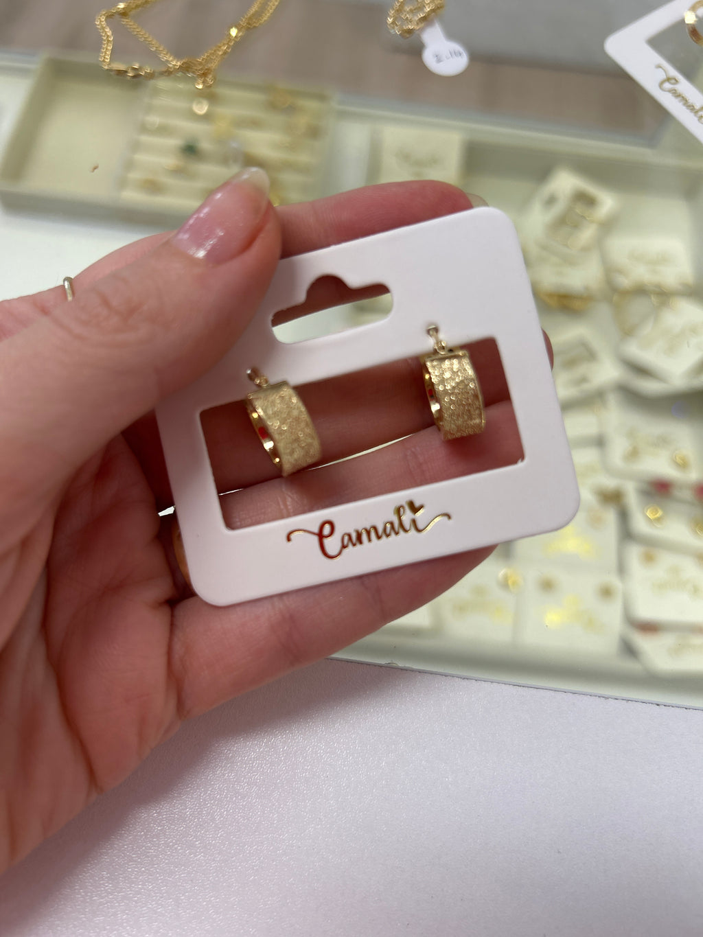 18k gold mate 13mm, 2g