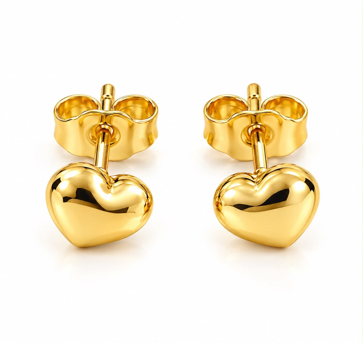 18k gold small hearts, 1.10g