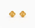 Trèfles en or 18 carats 8 mm, 1,25 g