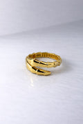 18k gold snake ring, size 7, 2.15g