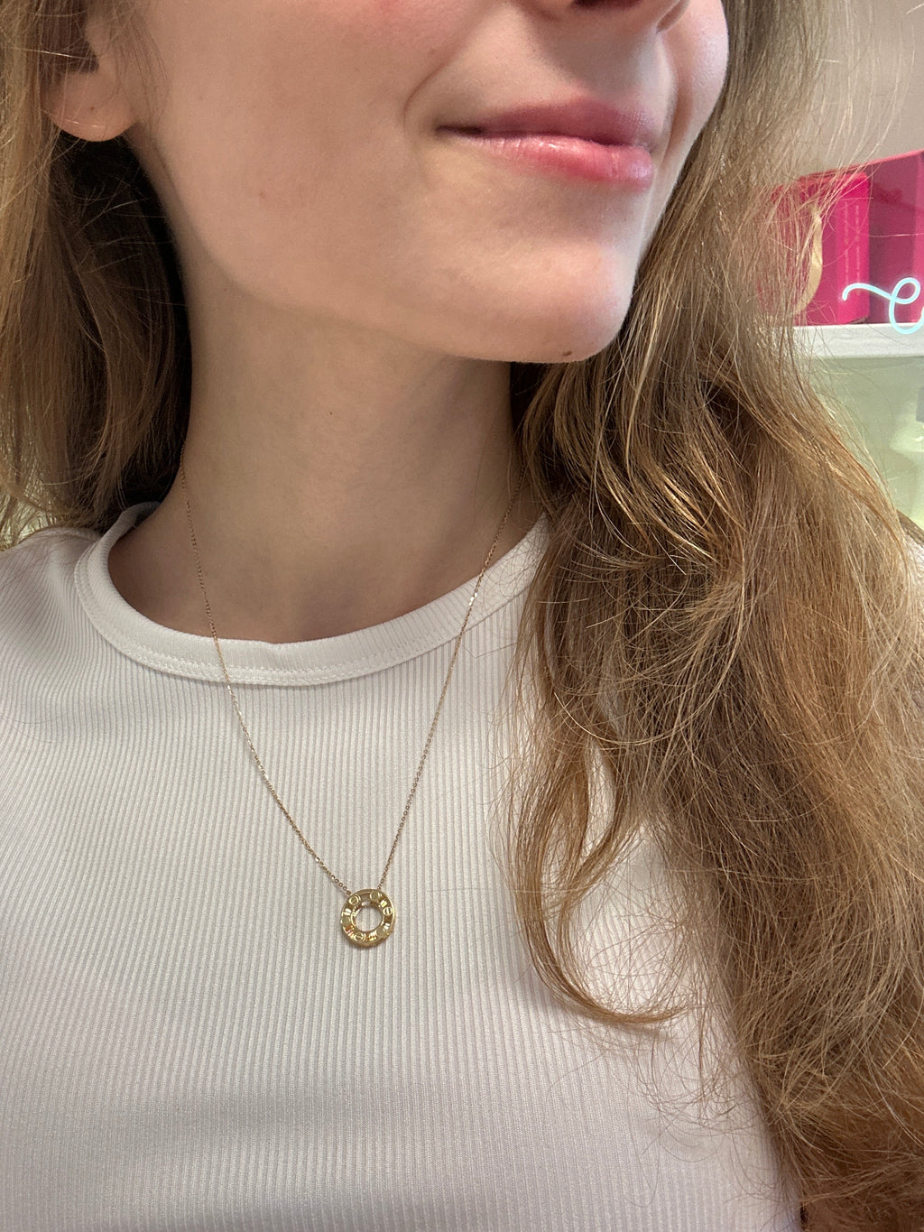 Collier amour or 18k, 2,53g, 40-45cm