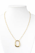 Collier d’or 18k, style lock, 3.58g, 45cm image 0