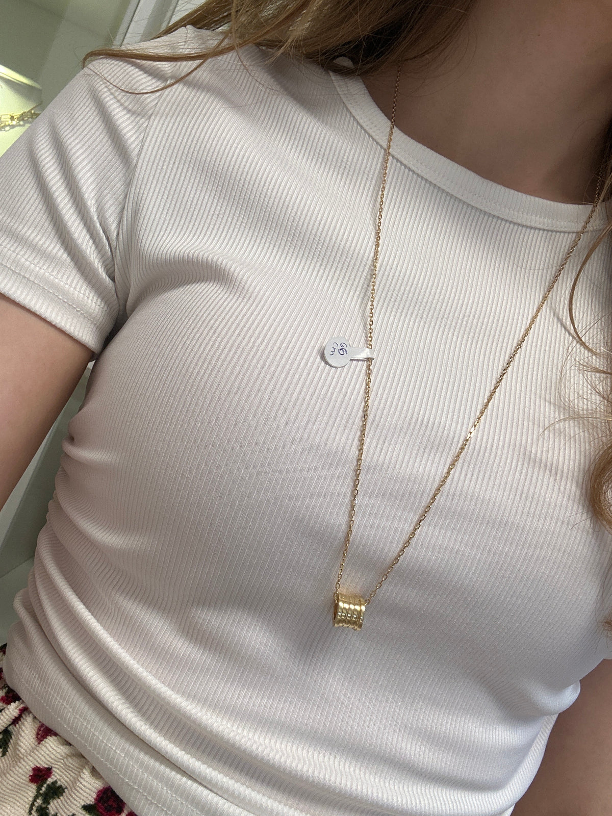 Pendentif or 18 carats, 3,50g (sans chaîne)