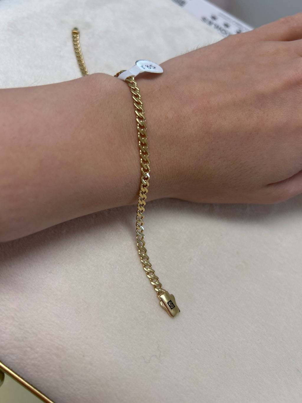 18k gold milano bracelet, 19cm, 6.62g