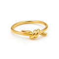 18k gold knot ring, size 9, 1.90g