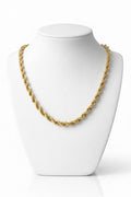 18k gold rope chain, 50cm, 6.10g, 3.5mm thick
