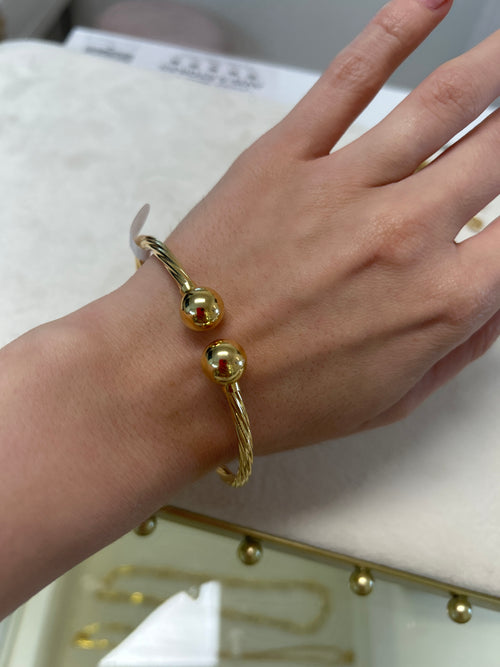 Bracelet en or 18k, taille 19 (large), 7,48g