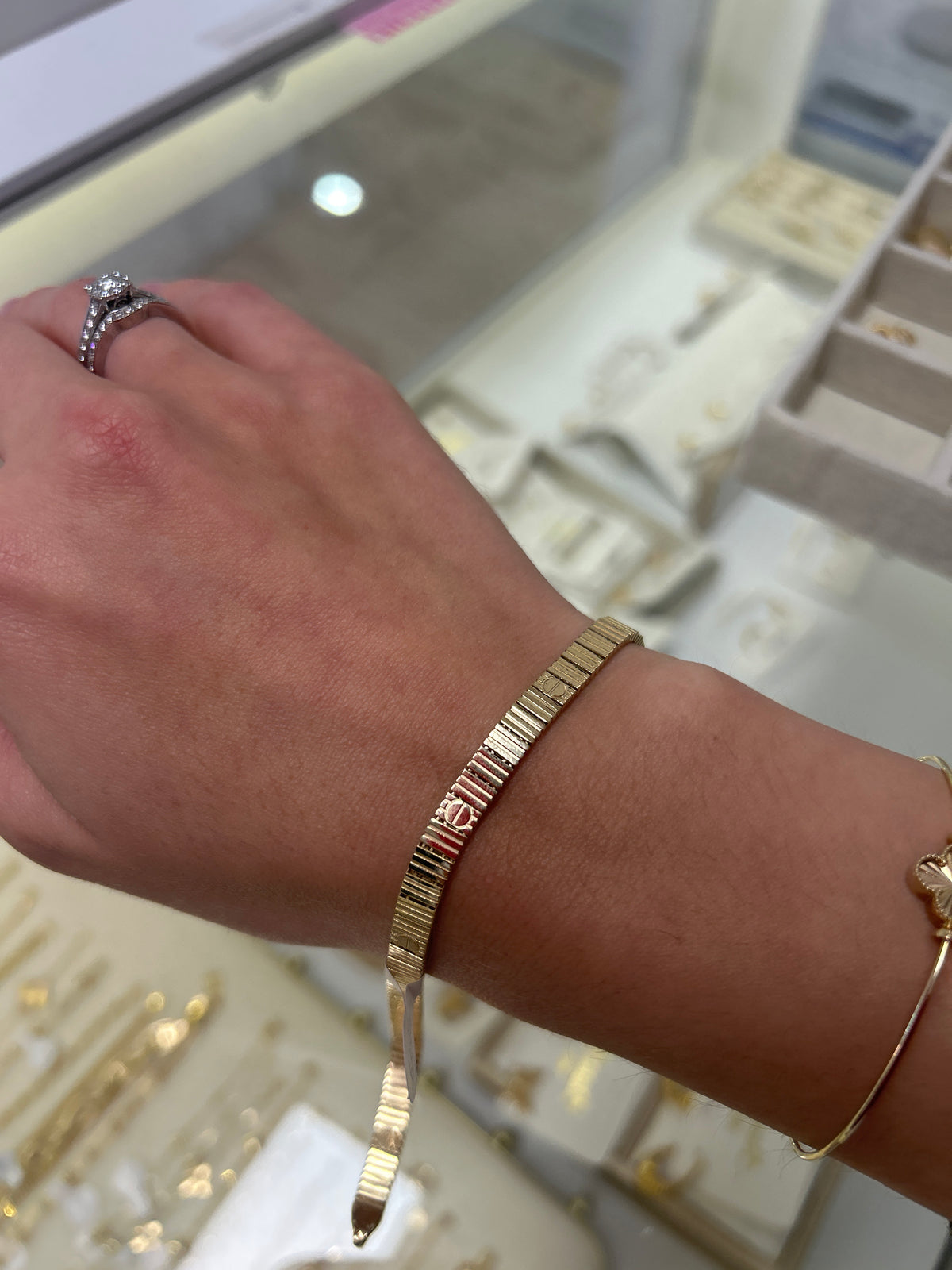 18k gold lovebracelet, 18cm, 8.19g