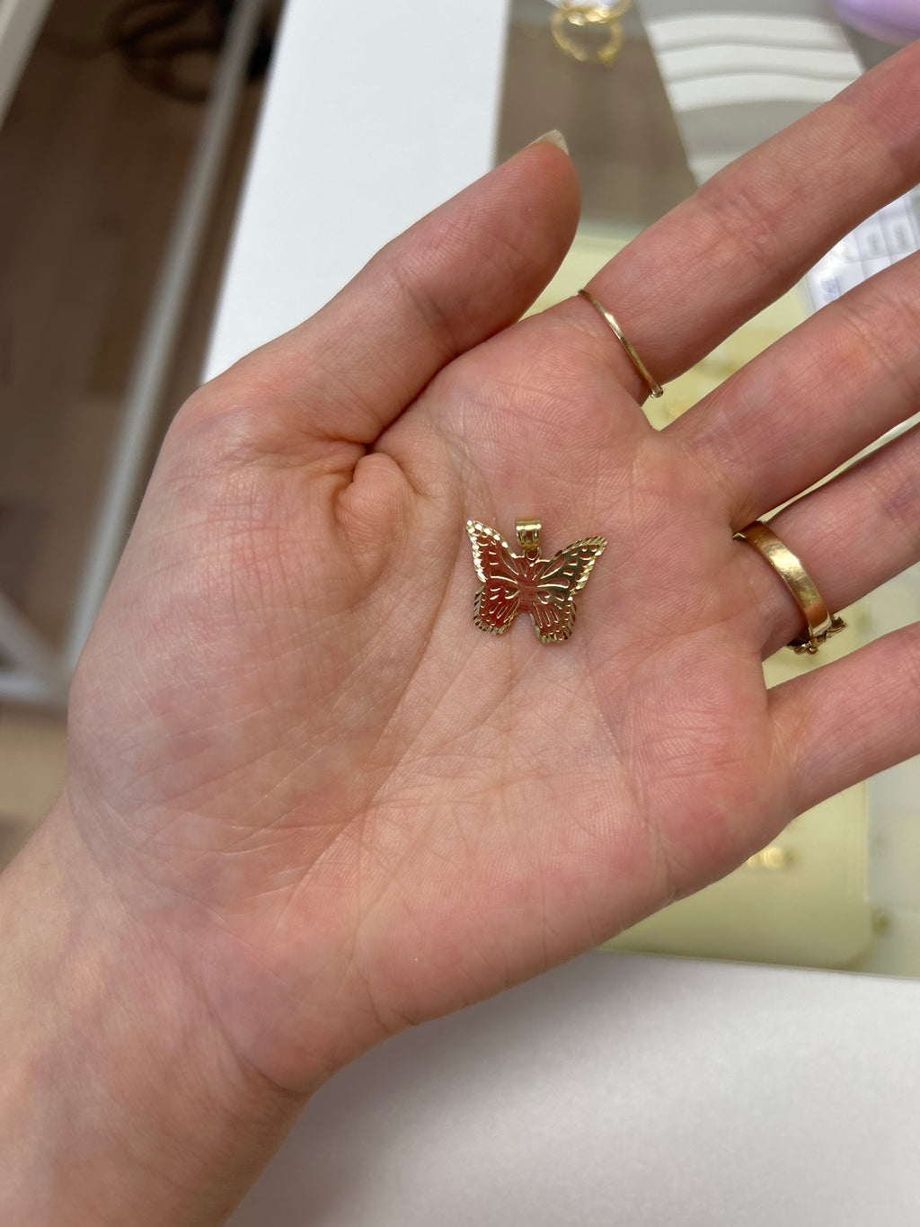 Pendentif papillon or 18 carats 1,03g