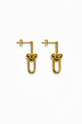 18k gold large earrings, 30mm, 2.72g