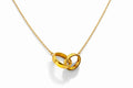 Collier entrelacé avec pendentif en or 18 carats, 3,33 g