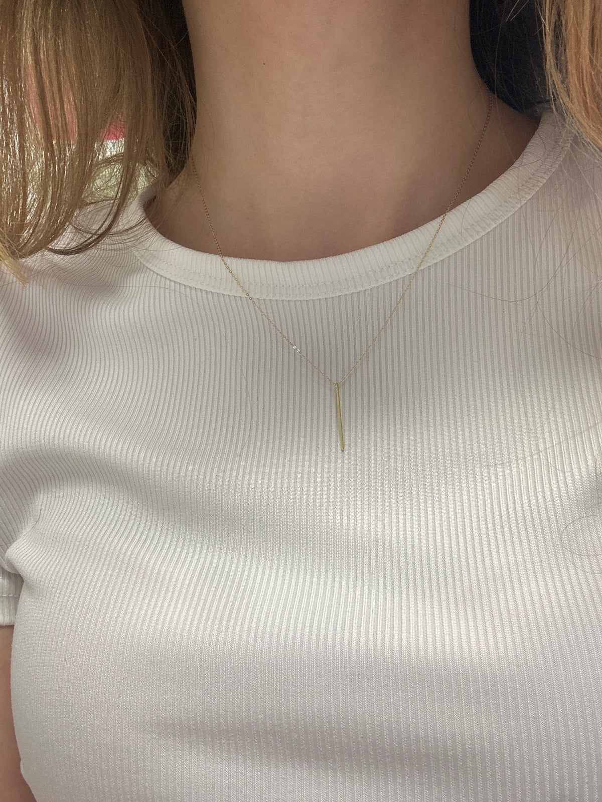 Collier très fin en or 18 carats, 0,69g, 40cm