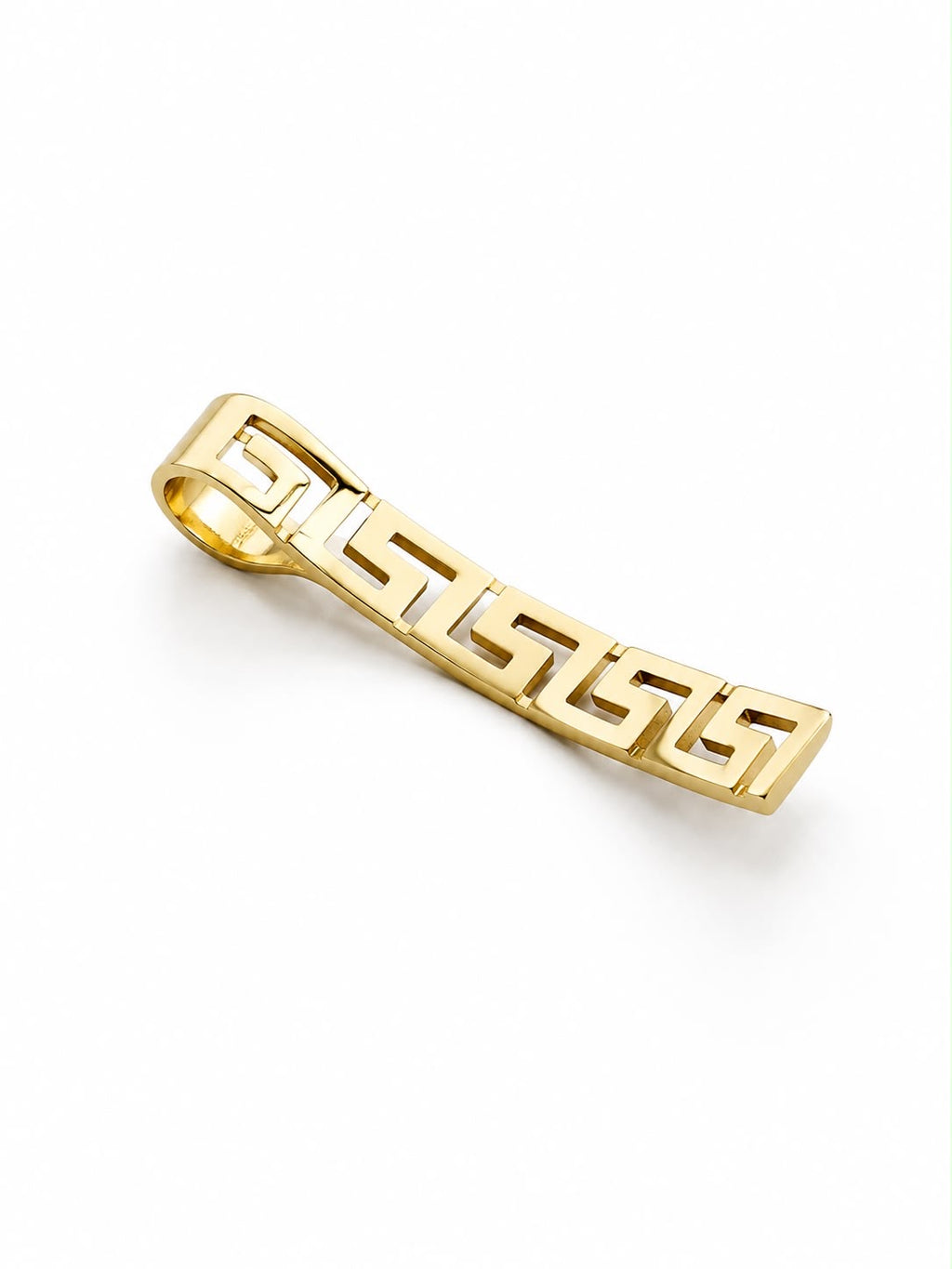 18k gold Greek small pendant no chain