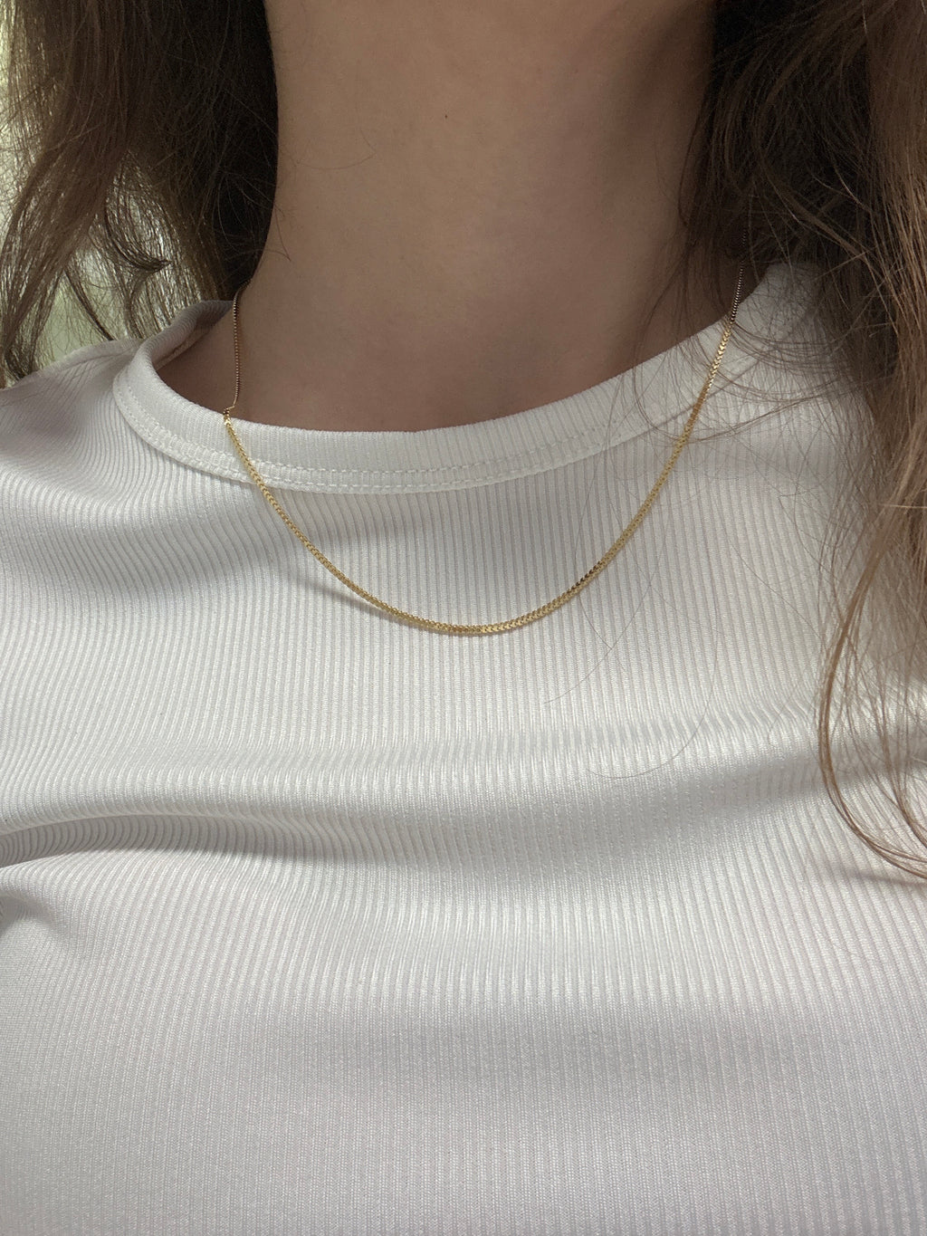 Chaîne en or 18 carats, 45cm, 2,78g