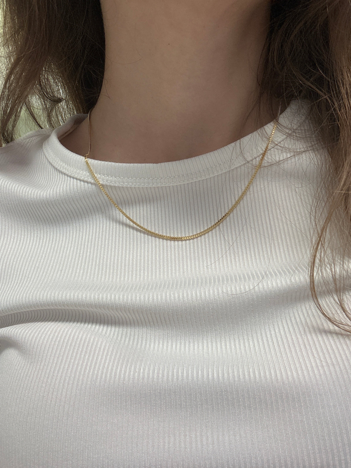 Chaîne en or 18 carats, 45cm, 2,78g