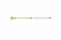 18k gold extension, ajustable from 2.5 to 5.5 cm