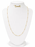 Chaîne de perles en or 18 carats, 50cm, 2.40g