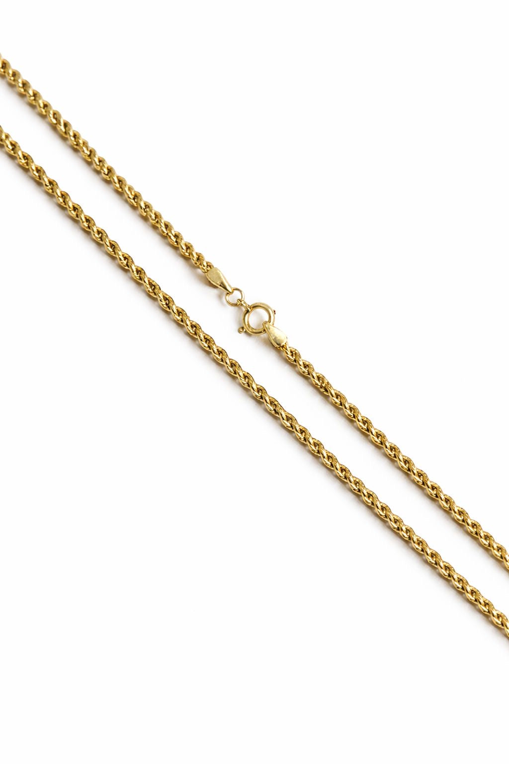 Chaîne corde en or 18 carats, 45 cm, 3,22 g