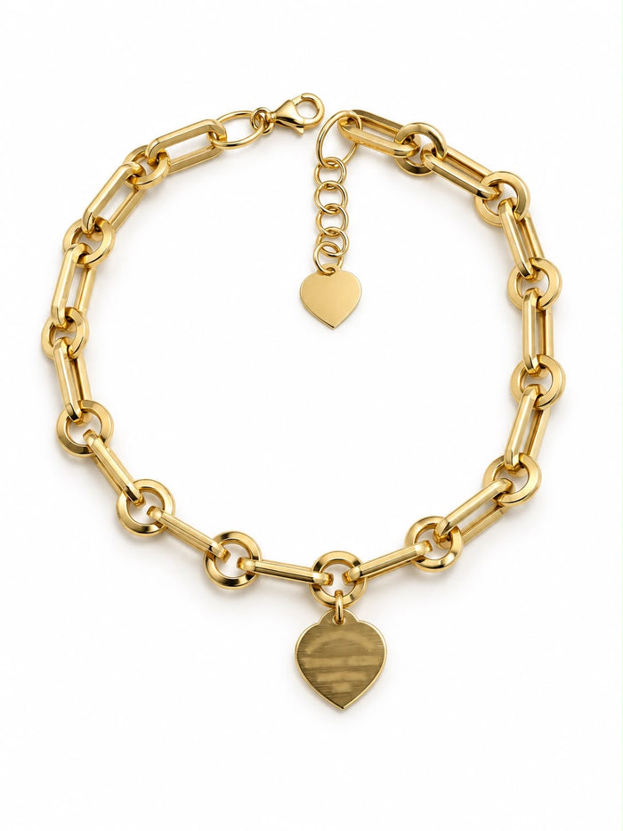 Bracelet en or 18 carats « retour » ajustable 19-22cm, 6.22g