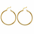 Créoles en or 18k, 33mm, 2,03g
