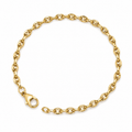 Bracelet grains de café en or 18 carats, 19 cm, 1,82 g