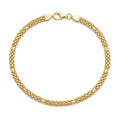 18k gold carpet bracelet, 19cm, 1.86g