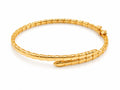 18k gold thin snake bangle, size 16 (small), 5.74g