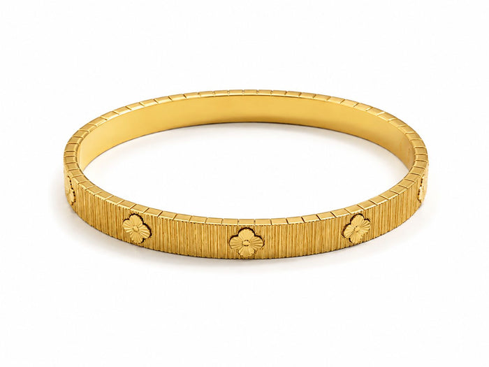 Bracelet trèfles en or 18 carats, taille 16 (petit), 11,14g