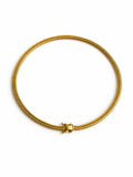 Bracelet japonais en or 18k, triple verrou, 1,97g, 19,5cm