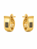 18k gold Milano earrings, clip type, 3.49g