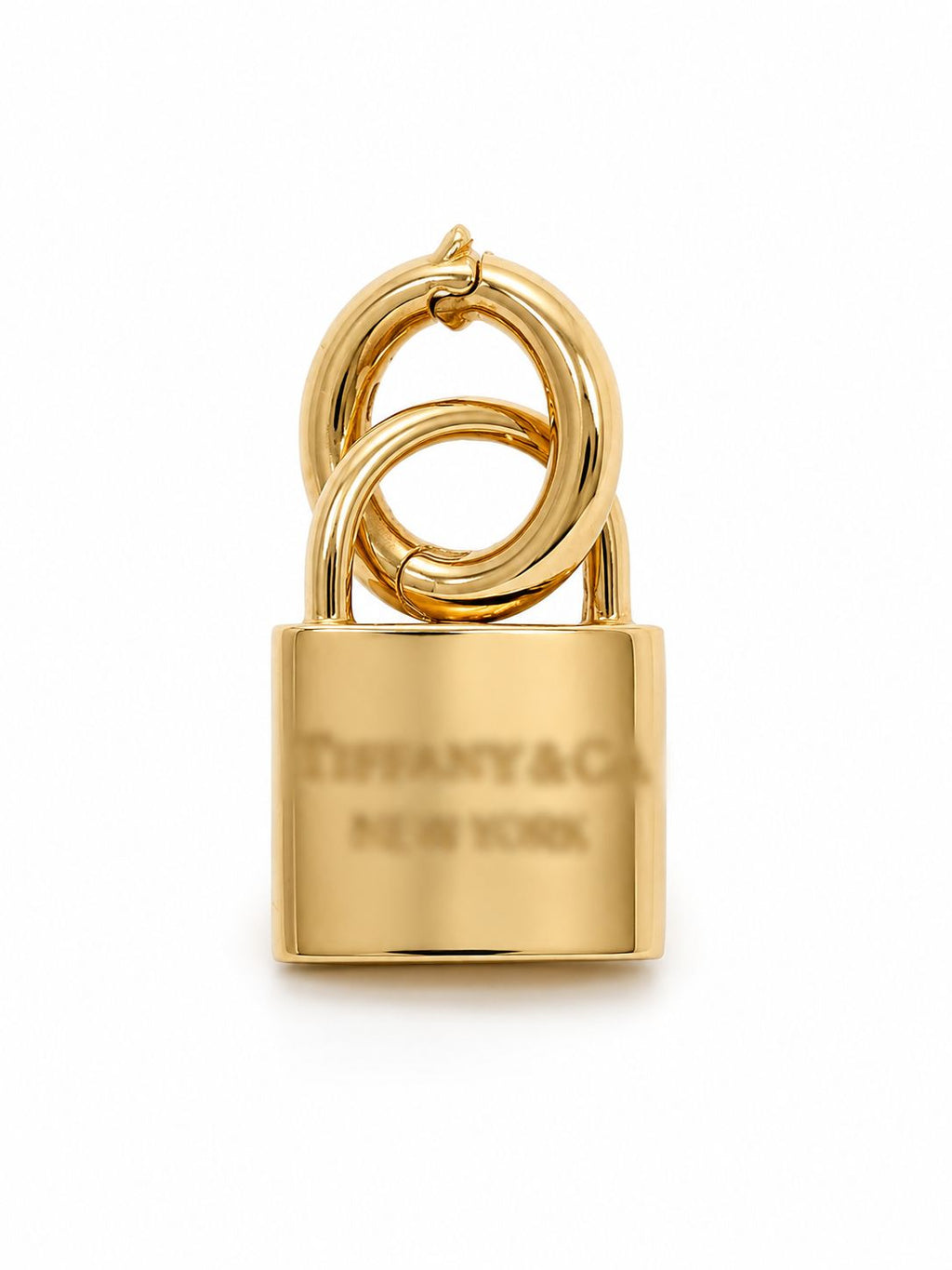 18k gold lock detachable pendant (can be for a bracelet or a necklace), 2.16g