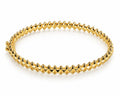 18k gold bracelet c.l.a.s.h inspired, size 16 (small). 12.60g
