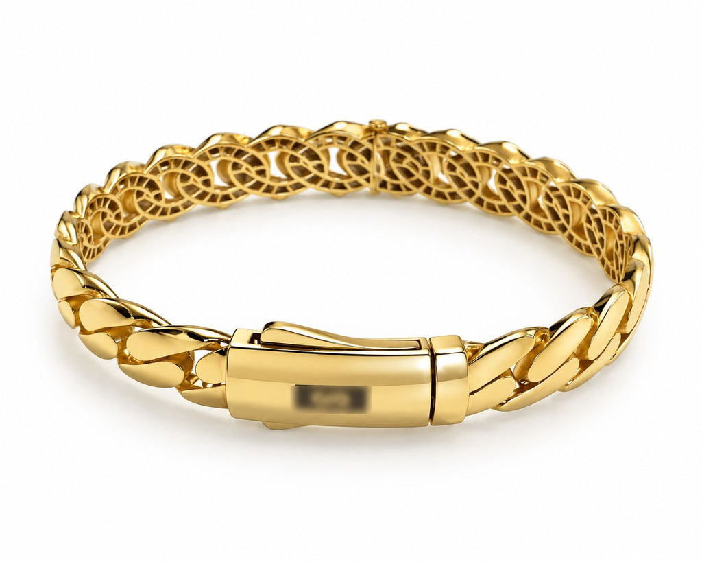 18k gold Milano bracelet, size 16 (small), 15.08g