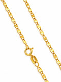 18k gold mirror chain, 1.57g, 40cm