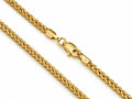 18k gold fox chain, 2.5mm thickness, 5.40g, 50cm