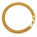 18k gold heartbiz bracelet, 4.06g, 20cm,