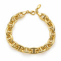 18k coffee been bracelet 10.09g , 19 cm