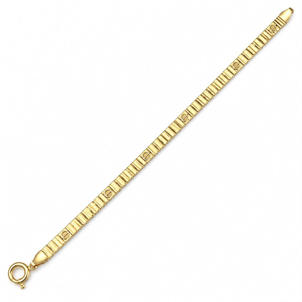 18k gold lovebracelet, 18cm, 8.19g